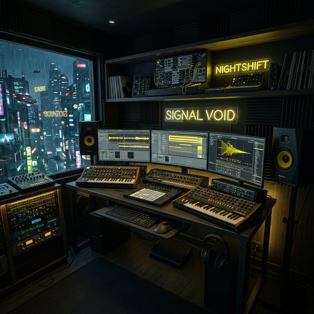 Dark Studio Background